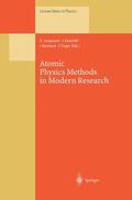 Jungmann / Traeger / Kowalski |  Atomic Physics Methods in Modern Research | Buch |  Sack Fachmedien