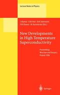 Klamut / Veal / Kazimierski |  New Developments in High Temperature Superconductivity | Buch |  Sack Fachmedien