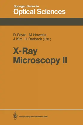 Sayre / Howells / Kirz |  X-Ray Microscopy II | Buch |  Sack Fachmedien