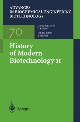 Fiechter |  History of Modern Biotechnology II | Buch |  Sack Fachmedien