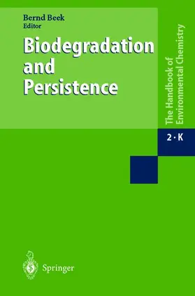 Beek |  Biodegradation and Persistence | Buch |  Sack Fachmedien