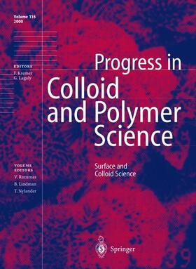 Razumas / Nylander / Lindman |  Surface and Colloid Science | Buch |  Sack Fachmedien