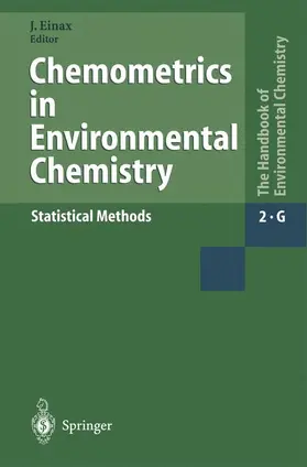 Einax |  Chemometrics in Environmental Chemistry - Statistical Methods | Buch |  Sack Fachmedien