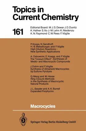 Weber / Vögtle |  Macrocycles | Buch |  Sack Fachmedien