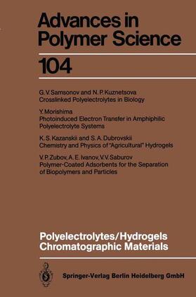 Dus?ek / Abe / Kobayashi |  Polyelectrolytes Hydrogels Chromatographic Materials | Buch |  Sack Fachmedien