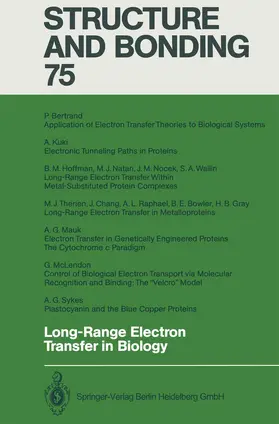  Long-Range Electron Transfer in Biology | Buch |  Sack Fachmedien