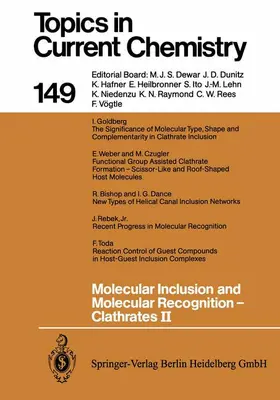 Weber |  Molecular Inclusion and Molecular Recognition - Clathrates II | Buch |  Sack Fachmedien