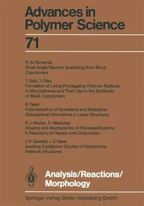  Analysis/Reactions/Morphology | Buch |  Sack Fachmedien