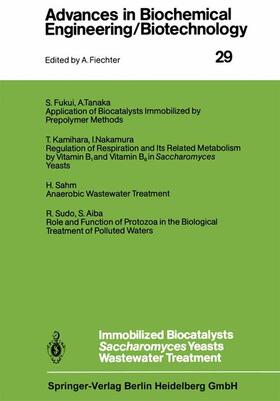  Immobilized Biocatalysts Saccharomyces Yeasts Wastewater Treatment | Buch |  Sack Fachmedien