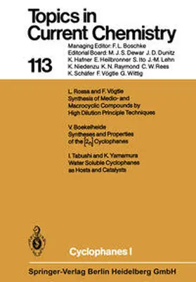 Vögtle |  Cyclophanes 1 | Buch |  Sack Fachmedien