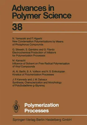 Berlin / Volfson / Delvaux |  Polymerization Processes | Buch |  Sack Fachmedien
