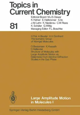 Boschke |  Large Amplitude Motion in Molecules I | Buch |  Sack Fachmedien