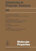 Cantow / Overberger / Dall’Asta |  Molecular Properties | Buch |  Sack Fachmedien