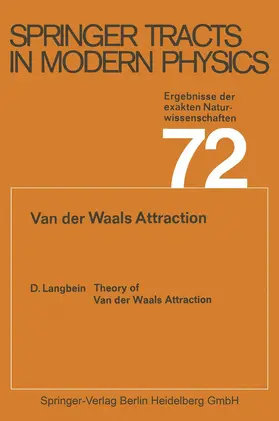 Langbein |  Theory of Van der Waals Attraction | Buch |  Sack Fachmedien