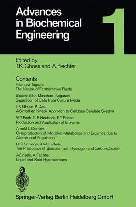 Fiechter / Ghose | Advances in Biochemical Engineering | Buch | 978-3-662-15596-7 | sack.de