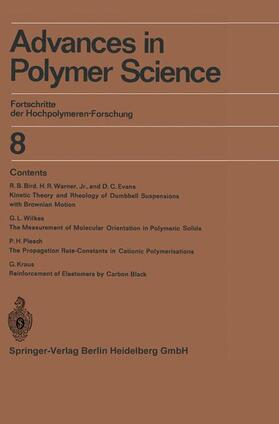 Cantow / Schulz / Dall’Asta |  Advances in Polymer Science | Buch |  Sack Fachmedien