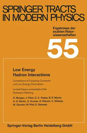 Morgan / Pfeil / Pišút |  Low Energy Hadron Interactions | Buch |  Sack Fachmedien