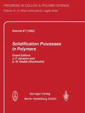  Solidification Processes in Polymers | Buch |  Sack Fachmedien