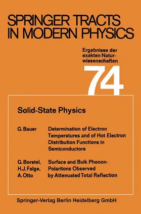Bauer / Otto / Borstel |  Solid-State Physics | Buch |  Sack Fachmedien