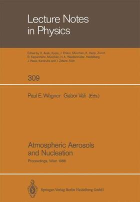 Vali / Wagner |  Atmospheric Aerosols and Nucleation | Buch |  Sack Fachmedien