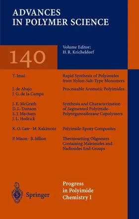 Kricheldorf |  Progress in Polyimide Chemistry I | Buch |  Sack Fachmedien