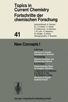 Dewar / Davison |  New Concepts I | Buch |  Sack Fachmedien