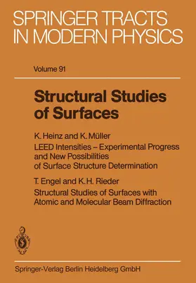  Structural Studies of Surfaces | Buch |  Sack Fachmedien