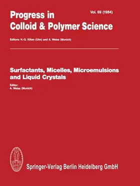 Weiss |  Surfactants, Micelles, Microemulsions and Liquid Crystals | Buch |  Sack Fachmedien