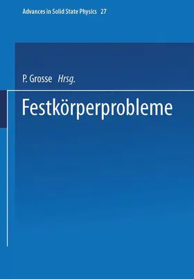Grosse |  Festkörperprobleme | Buch |  Sack Fachmedien