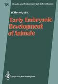 Hennig |  Early Embryonic Development of Animals | Buch |  Sack Fachmedien
