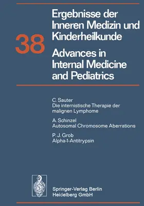 Frick / Harnack / Martini |  Ergebnisse der Inneren Medizin und Kinderheilkunde / Advances in Internal Medicine and Pediatrics | Buch |  Sack Fachmedien
