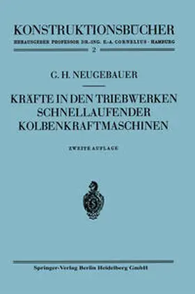Neugebauer |  Kräfte in den Triebwerken schnellaufender Kolbenkraftmaschinen | eBook | Sack Fachmedien
