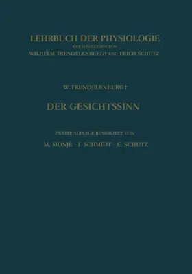 Trendelenburg / Monje / Schmidt | Der Gesichtssinn Grundzüge der Physiologischen Optik | Buch | 978-3-662-22086-3 | www.sack.de