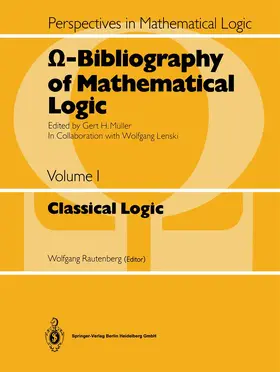 Rautenberg |  ¿-Bibliography of Mathematical Logic | Buch |  Sack Fachmedien