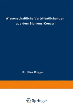 Abeldorff / Fischer / Ahrberg |  Wissenschaftliche Veröffentlichungen aus dem Siemens-Konzern | Buch |  Sack Fachmedien