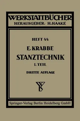 Krabbe |  Schnittechnik | Buch |  Sack Fachmedien