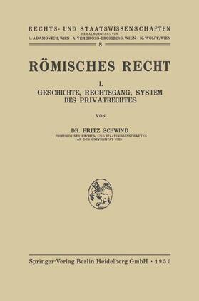 Schwind | Römisches Recht | Buch | 978-3-662-23110-4 | sack.de