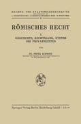 Schwind |  Römisches Recht | Buch |  Sack Fachmedien