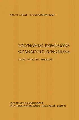 Buck / Boas |  Polynomial expansions of analytic functions | Buch |  Sack Fachmedien