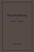 Herzberg |  Papierprüfung | Buch |  Sack Fachmedien