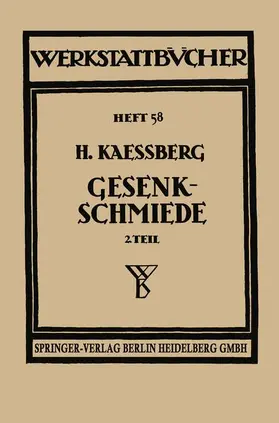 Kaessberg |  Gesenkschmiede | Buch |  Sack Fachmedien