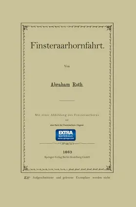 Roth |  Finsteraarhornfahrt | Buch |  Sack Fachmedien