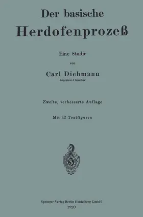 Dichmann |  Der basische Herdofenprozeß | Buch |  Sack Fachmedien