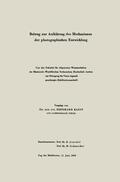 Klein |  Beitrag zur Aufklärung des Mechanismus der photographischen Entwicklung | Buch |  Sack Fachmedien