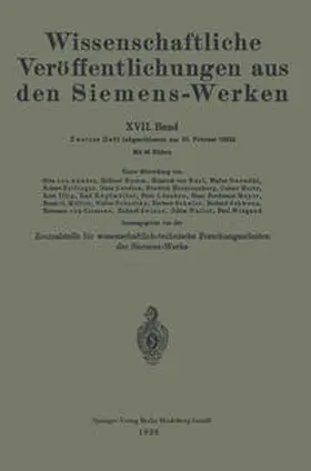 Bingel / Bumm / Holm |  Wissenschaftliche Veröffentlichungen aus den Siemens-Werken | eBook | Sack Fachmedien
