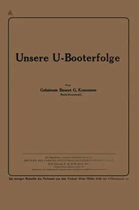 Kemmann |  Unsere U-Booterfolge | eBook | Sack Fachmedien
