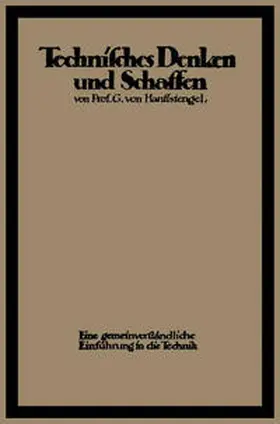 Hanffstengel | Technisches Denken und Schaffen | E-Book | www.sack.de