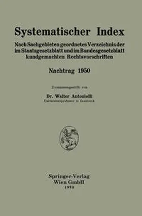  Systematischer Index | eBook | Sack Fachmedien
