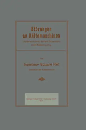 Reif |  Störungen an Kältemaschinen | eBook | Sack Fachmedien