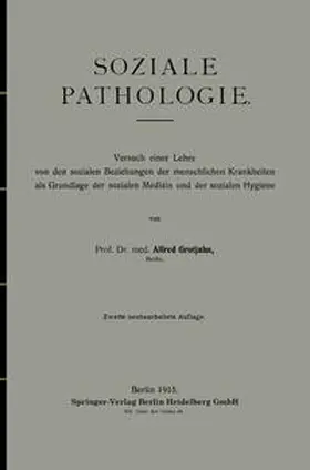 Grotjahn |  Soziale Pathologie | eBook | Sack Fachmedien